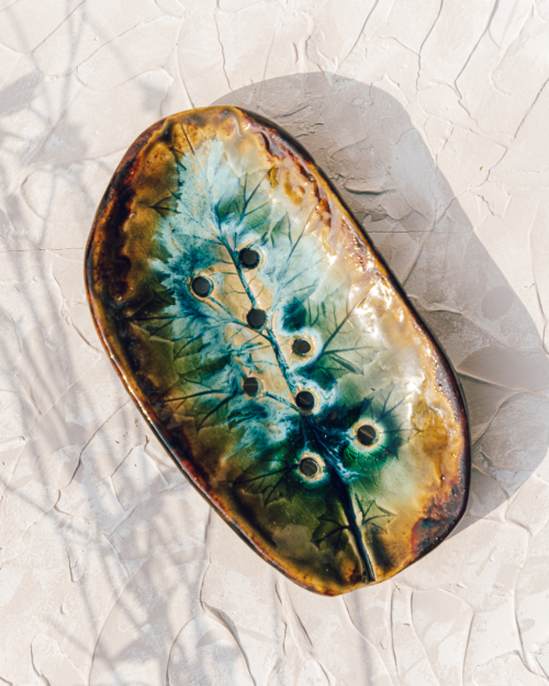 Mydelniczka ceramiczna owalna