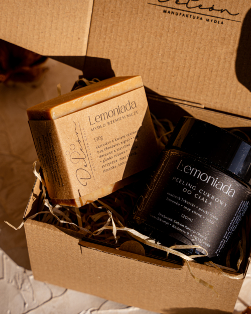 Zestaw Peeling Lemoniada + Mydło